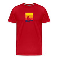 Spreadconnect Männer Premium T-Shirt | Spreadshirt 812 Rot / S Bunter E-Biker - Männer Premium T-Shirt E-Bike-Community
