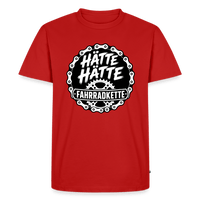 Spreadconnect Männer Premium T-Shirt | Spreadshirt 812 Rot / XS HÄTTE HÄTTE FAHRRADKETTE - Männer Premium T-Shirt E-Bike-Community