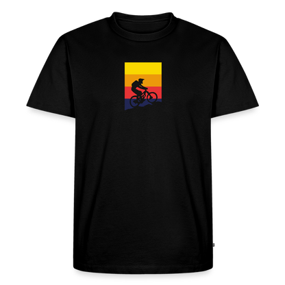 Spreadconnect Männer Premium T-Shirt | Spreadshirt 812 Schwarz / S Bunter E-Biker - Männer Premium T-Shirt E-Bike-Community