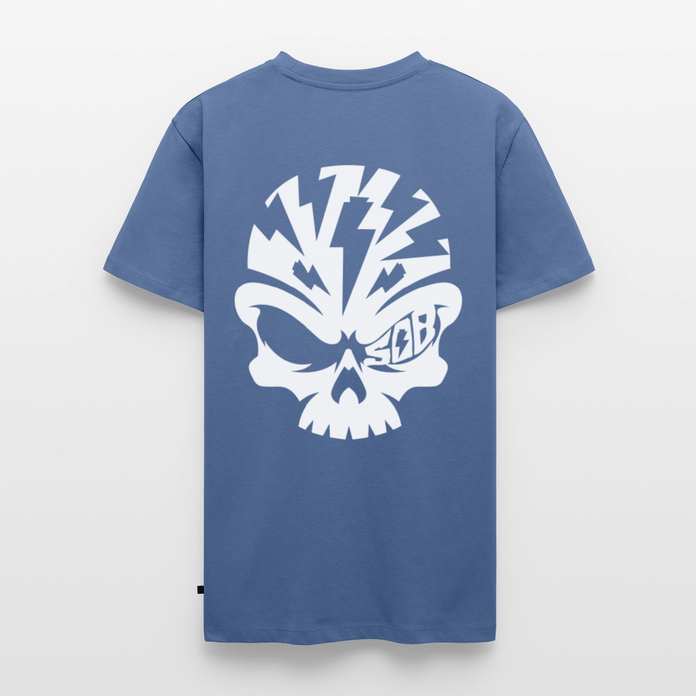 Spreadconnect Männer Premium T-Shirt | Spreadshirt 812 Skullhead - Flexfolie - Männer Premium T-Shirt E-Bike-Community