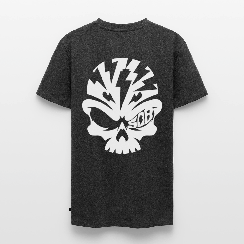 Spreadconnect Männer Premium T-Shirt | Spreadshirt 812 Skullhead - Flexfolie - Männer Premium T-Shirt E-Bike-Community