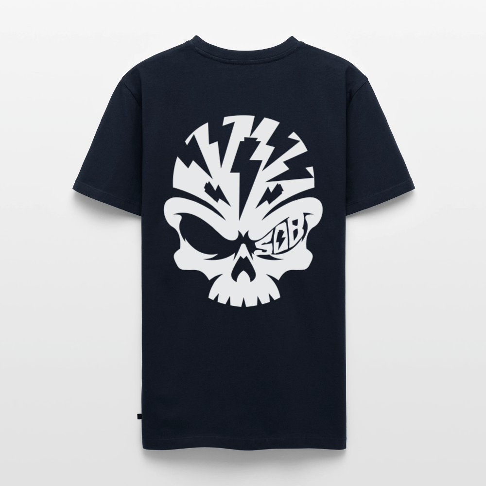 Spreadconnect Männer Premium T-Shirt | Spreadshirt 812 Skullhead - Flexfolie - Männer Premium T-Shirt E-Bike-Community