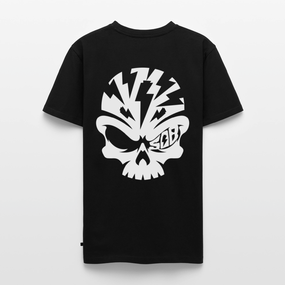 Spreadconnect Männer Premium T-Shirt | Spreadshirt 812 Skullhead - Flexfolie - Männer Premium T-Shirt E-Bike-Community