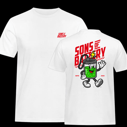 Spreadconnect Männer Workwear T-Shirt Batt Boy - Männer Workwear T-Shirt E-Bike-Community