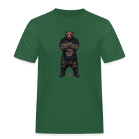 Spreadconnect Männer Workwear T-Shirt Flaschengrün / S Flex Bear - Männer Workwear T-Shirt E-Bike-Community