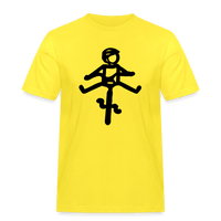 Spreadconnect Männer Workwear T-Shirt Gelb / S HELMut -  Workwear T-Shirt E-Bike-Community