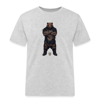Spreadconnect Männer Workwear T-Shirt Grau meliert / S Flex Bear - Männer Workwear T-Shirt E-Bike-Community