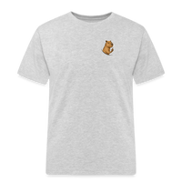 Spreadconnect Männer Workwear T-Shirt Grau meliert / S Freches Capybara - Männer Workwear T-Shirt E-Bike-Community