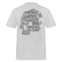 Spreadconnect Männer Workwear T-Shirt Grau meliert / S SKULLHEAD ANCIENT SOB - Männer Workwear T-Shirt E-Bike-Community
