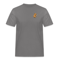 Spreadconnect Männer Workwear T-Shirt Grau / S Freches Capybara - Männer Workwear T-Shirt E-Bike-Community