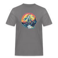 Spreadconnect Männer Workwear T-Shirt Grau / S Ride or Die Einhorn Mountainbike Männer Workwear T-Shirt E-Bike-Community