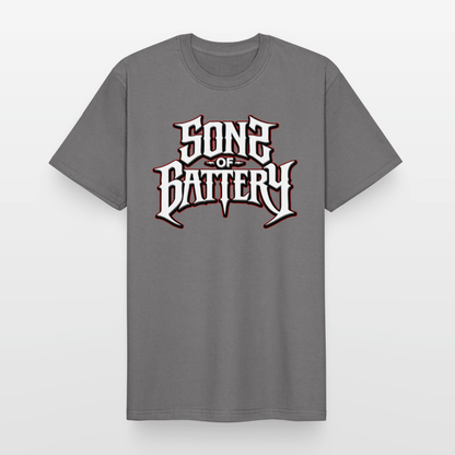 Spreadconnect Männer Workwear T-Shirt Grau / S Sons of Battery 2 - Russell Workwear T-Shirt E-Bike-Community