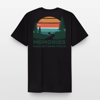 Spreadconnect Männer Workwear T-Shirt Memories Made between Trails - Männer Workwear T-Shirt E-Bike-Community