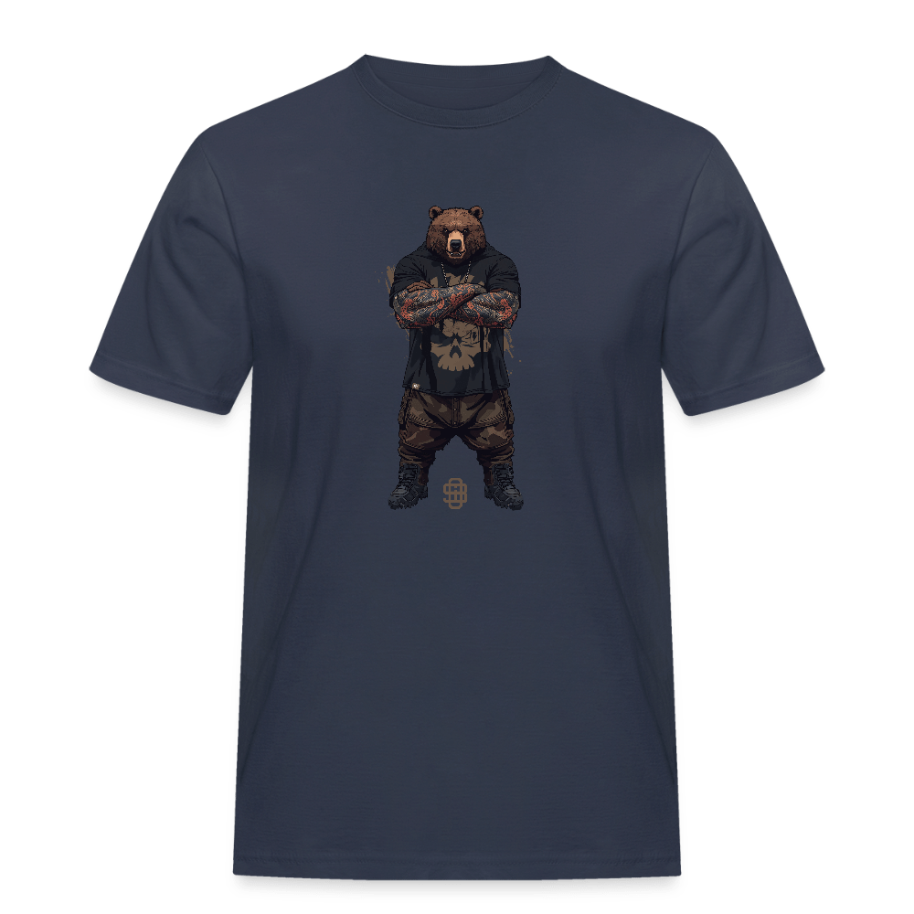 Spreadconnect Männer Workwear T-Shirt Navy / S Flex Bear - Männer Workwear T-Shirt E-Bike-Community