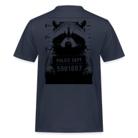 Spreadconnect Männer Workwear T-Shirt Navy / S Freches Capybara - Gegner Waschbär - Männer Workwear T-Shirt E-Bike-Community