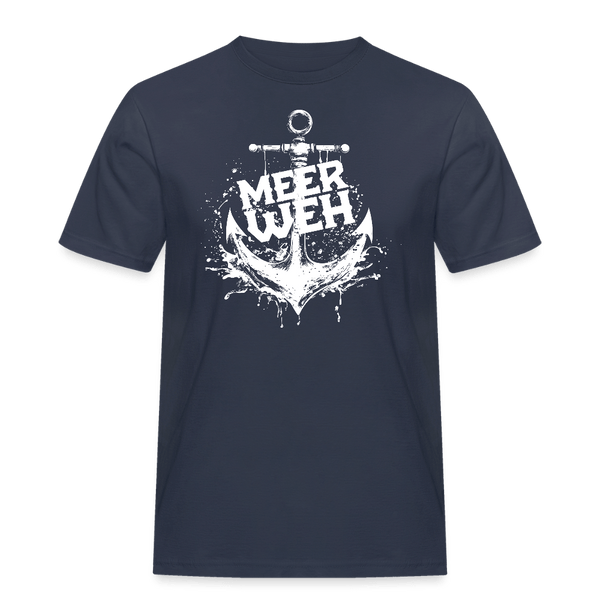 Spreadconnect Männer Workwear T-Shirt Navy / S Meerweh Shirt - Männer Workwear T-Shirt E-Bike-Community