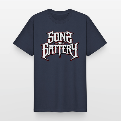 Spreadconnect Männer Workwear T-Shirt Navy / S Sons of Battery 2 - Russell Workwear T-Shirt E-Bike-Community