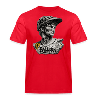 Spreadconnect Männer Workwear T-Shirt Rot / S BALLERN! - ANCIENT - Männer Workwear T-Shirt E-Bike-Community