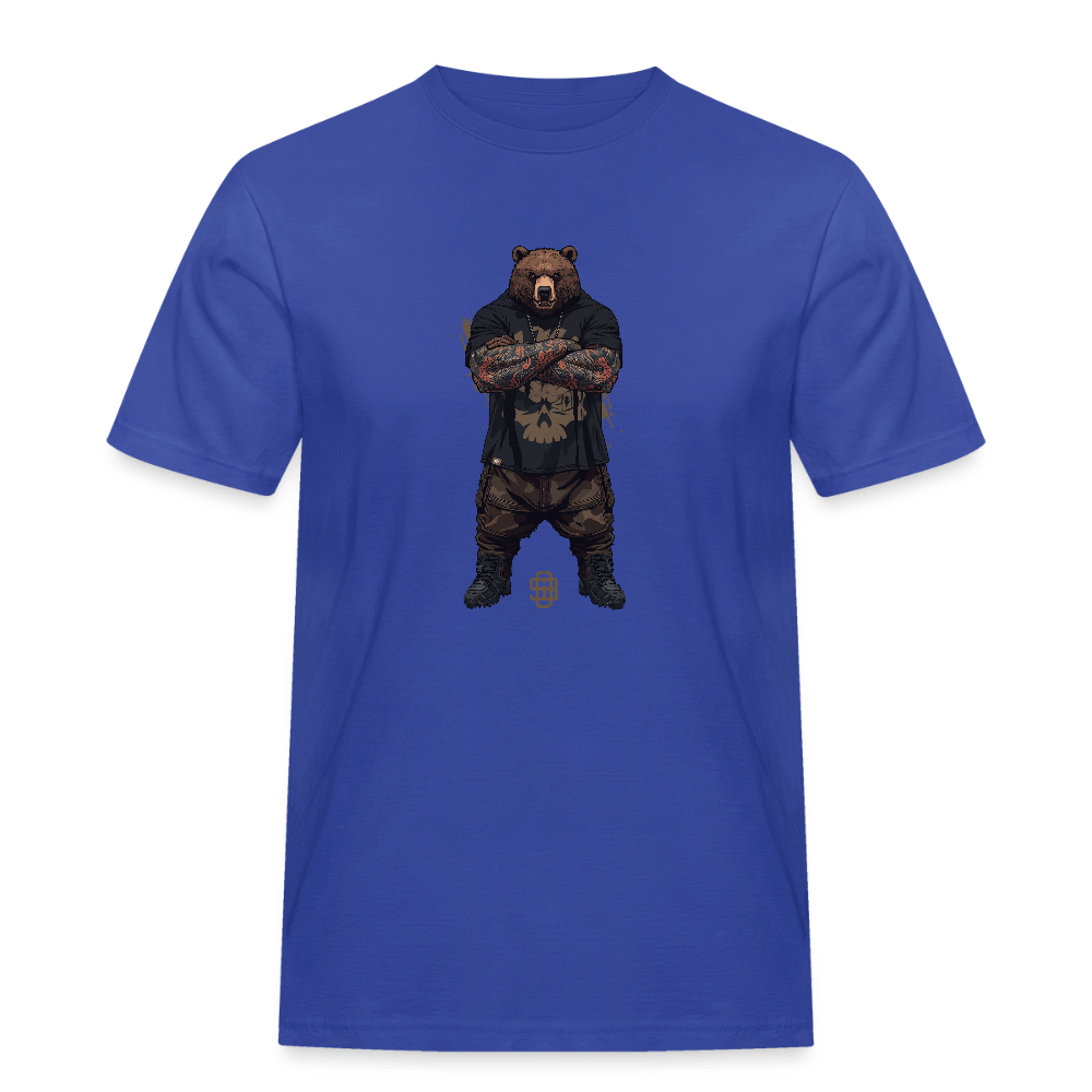 Spreadconnect Männer Workwear T-Shirt Royalblau / S Flex Bear - Männer Workwear T-Shirt E-Bike-Community