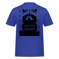 Spreadconnect Männer Workwear T-Shirt Royalblau / S Freches Capybara - Gegner Waschbär - Männer Workwear T-Shirt E-Bike-Community