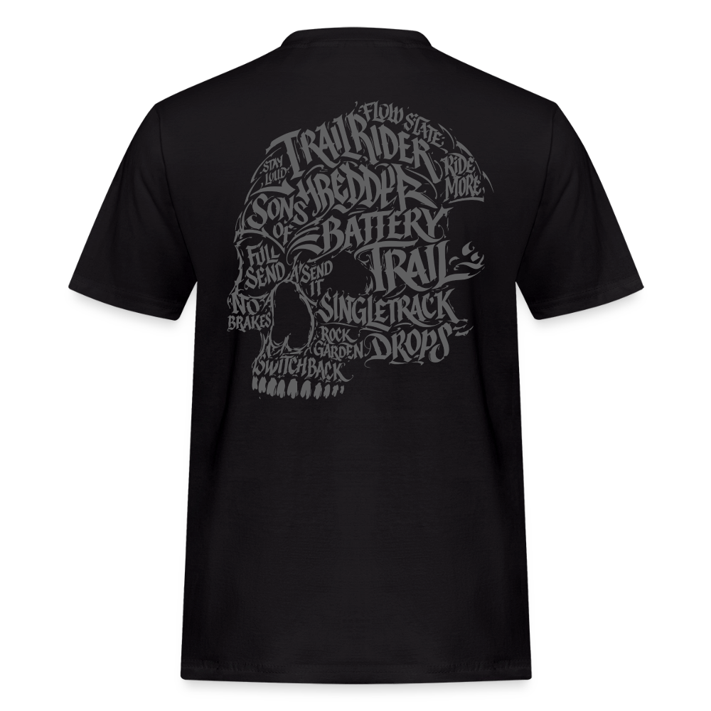 Spreadconnect Männer Workwear T-Shirt Schwarz / S SKULLHEAD ANCIENT SOB - Männer Workwear T-Shirt E-Bike-Community