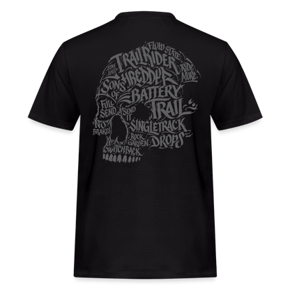 Spreadconnect Männer Workwear T-Shirt Schwarz / S SKULLHEAD ANCIENT SOB - Männer Workwear T-Shirt E-Bike-Community