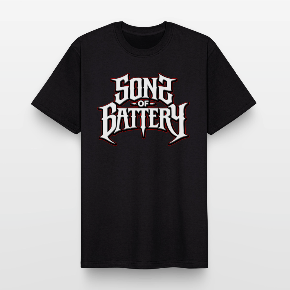Spreadconnect Männer Workwear T-Shirt Schwarz / S Sons of Battery 2 - Russell Workwear T-Shirt E-Bike-Community