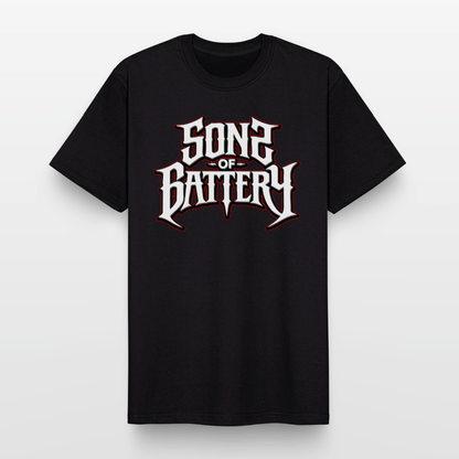 Spreadconnect Männer Workwear T-Shirt Schwarz / S Sons of Battery 2 - Russell Workwear T-Shirt E-Bike-Community