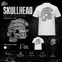 Spreadconnect Männer Workwear T-Shirt SKULLHEAD ANCIENT SOB - Männer Workwear T-Shirt E-Bike-Community