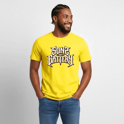Spreadconnect Männer Workwear T-Shirt Sons of Battery 2 - Russell Workwear T-Shirt E-Bike-Community