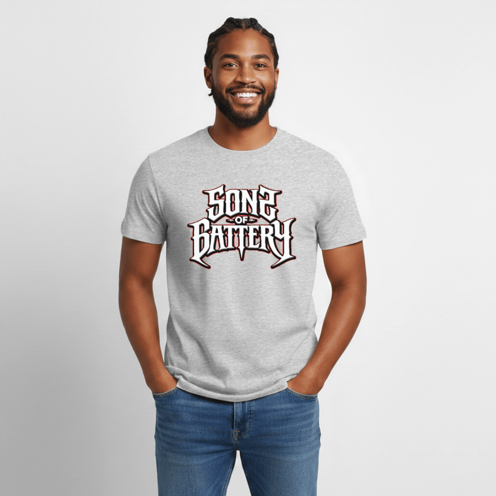 Spreadconnect Männer Workwear T-Shirt Sons of Battery 2 - Russell Workwear T-Shirt E-Bike-Community