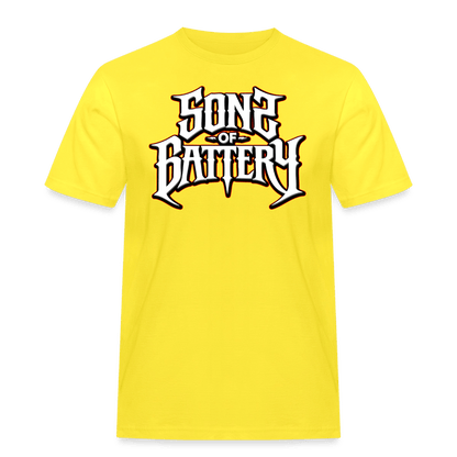 Spreadconnect Männer Workwear T-Shirt Sons of Battery 2 - Russell Workwear T-Shirt E-Bike-Community