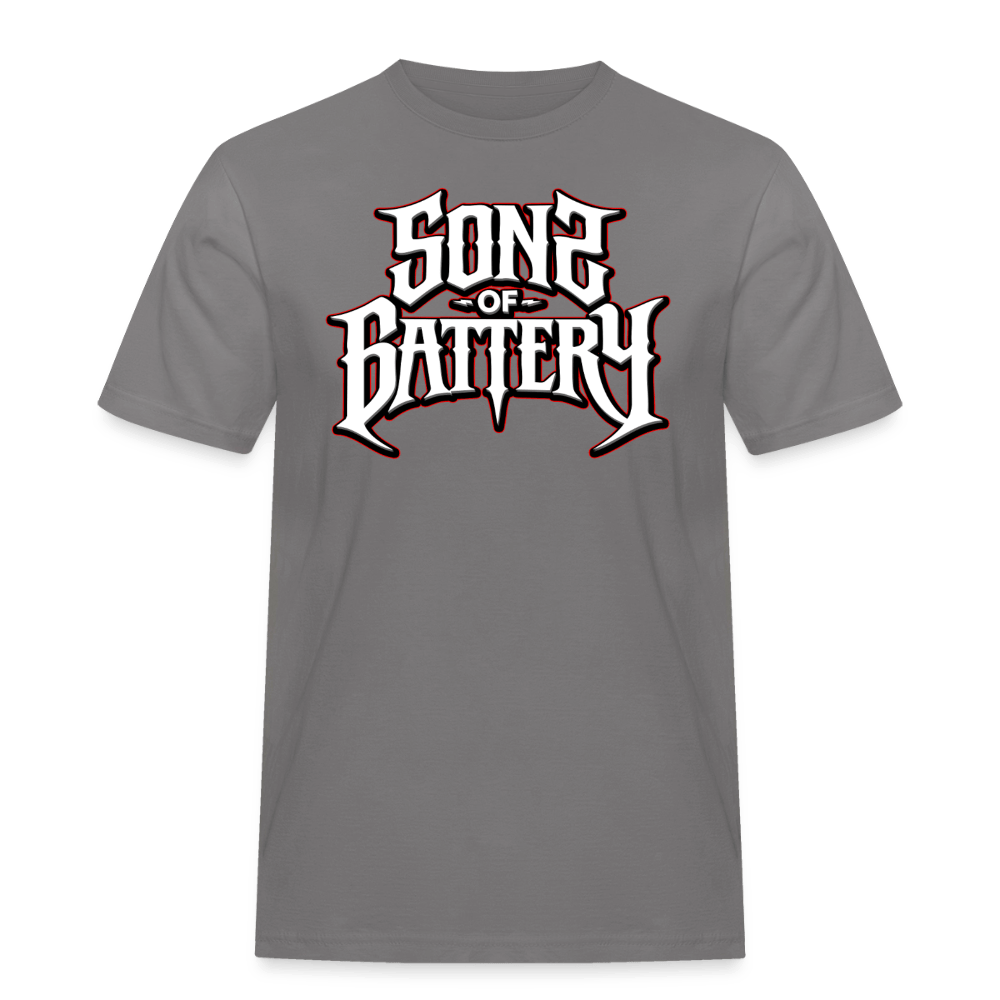 Spreadconnect Männer Workwear T-Shirt Sons of Battery 2 - Russell Workwear T-Shirt E-Bike-Community