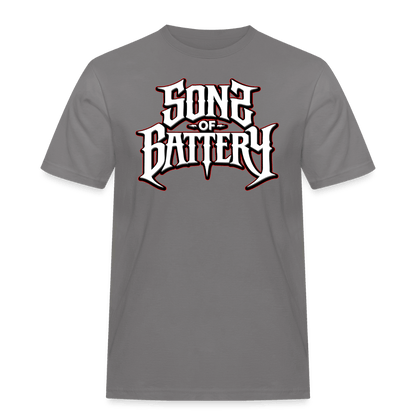 Spreadconnect Männer Workwear T-Shirt Sons of Battery 2 - Russell Workwear T-Shirt E-Bike-Community