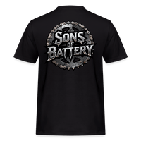 Spreadconnect Männer Workwear T-Shirt SONS OF BATTERY - STEEL - Männer Workwear T-Shirt E-Bike-Community