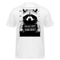 Spreadconnect Männer Workwear T-Shirt Weiß / S Freches Capybara - Gegner Waschbär - Männer Workwear T-Shirt E-Bike-Community