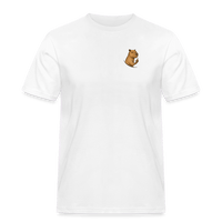Spreadconnect Männer Workwear T-Shirt Weiß / S Freches Capybara - Männer Workwear T-Shirt E-Bike-Community