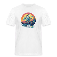 Spreadconnect Männer Workwear T-Shirt Weiß / S Ride or Die Einhorn Mountainbike Männer Workwear T-Shirt E-Bike-Community