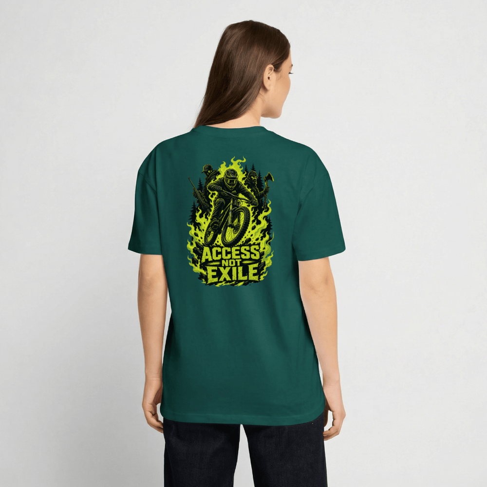 Spreadconnect Oversized Heavyweight Unisex T-Shirt ACCESS NOT EXILE - Oversized Heavyweight Unisex T-Shirt E-Bike-Community