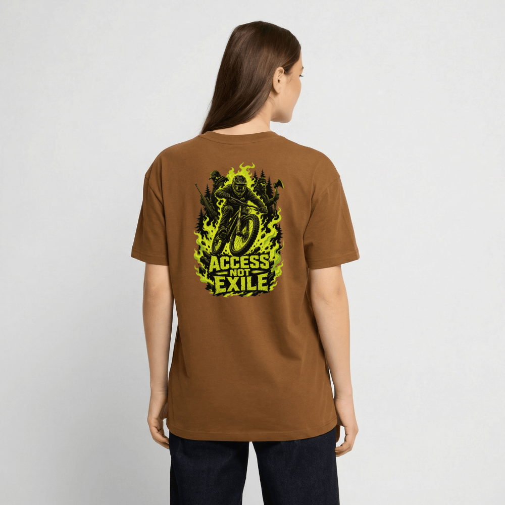 Spreadconnect Oversized Heavyweight Unisex T-Shirt ACCESS NOT EXILE - Oversized Heavyweight Unisex T-Shirt E-Bike-Community