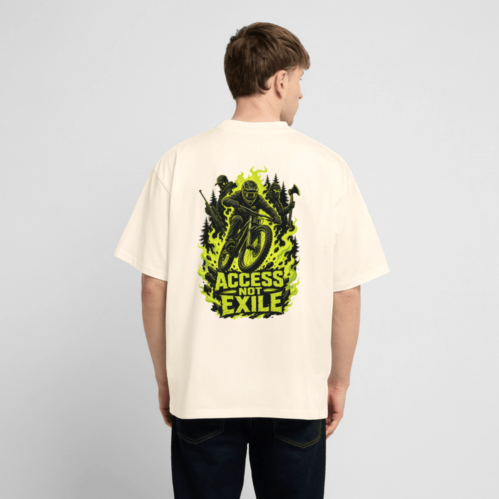 Spreadconnect Oversized Heavyweight Unisex T-Shirt ACCESS NOT EXILE - Oversized Heavyweight Unisex T-Shirt E-Bike-Community