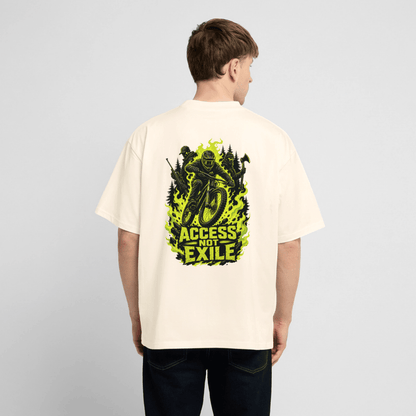 Spreadconnect Oversized Heavyweight Unisex T-Shirt ACCESS NOT EXILE - Oversized Heavyweight Unisex T-Shirt E-Bike-Community