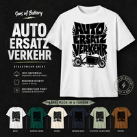 Spreadconnect Oversized Heavyweight Unisex T-Shirt AUTO ERSATZ VERKEHR - Oversized Heavyweight Unisex T-Shirt E-Bike-Community