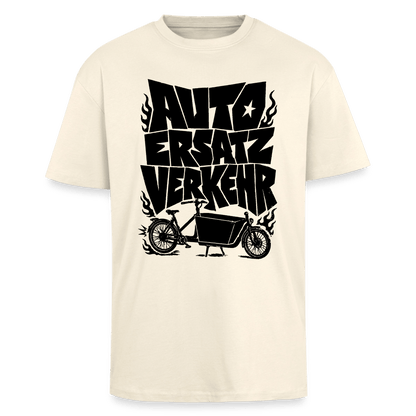 Spreadconnect Oversized Heavyweight Unisex T-Shirt Creme / XS AUTO ERSATZ VERKEHR - Oversized Heavyweight Unisex T-Shirt E-Bike-Community