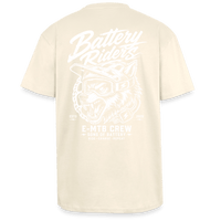 Spreadconnect Oversized Heavyweight Unisex T-Shirt Creme / XS Battery Riders - Oversized Heavyweight Unisex T-Shirt E-Bike-Community