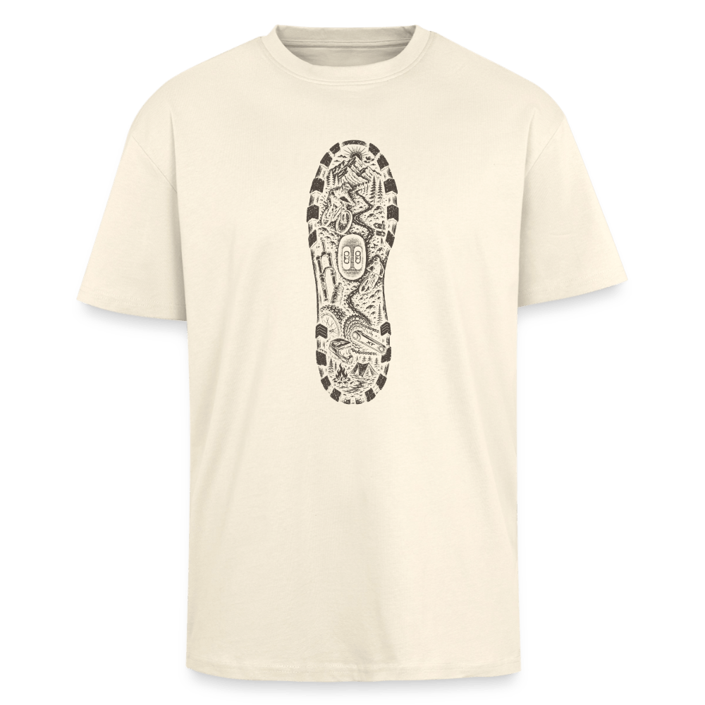 Spreadconnect Oversized Heavyweight Unisex T-Shirt Creme / XS MTB ADVENTURES - Oversized Heavyweight Unisex T-Shirt E-Bike-Community