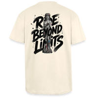 Spreadconnect Oversized Heavyweight Unisex T-Shirt Creme / XS RIDE BEYOND LIMITS - ANCIENT SOB - Oversized Heavyweight Unisex T-Shirt E-Bike-Community