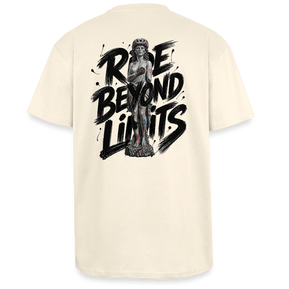 Spreadconnect Oversized Heavyweight Unisex T-Shirt Creme / XS RIDE BEYOND LIMITS - ANCIENT SOB - Oversized Heavyweight Unisex T-Shirt E-Bike-Community