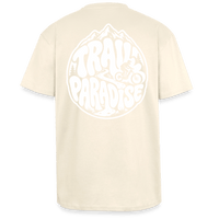 Spreadconnect Oversized Heavyweight Unisex T-Shirt Creme / XS TRAIL PARADISE 26 - Oversized Heavyweight Unisex T-Shirt E-Bike-Community
