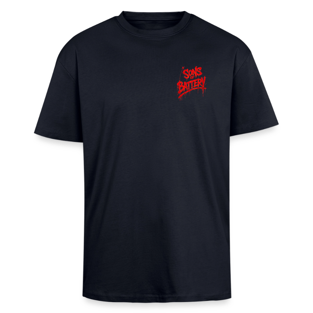 Spreadconnect Oversized Heavyweight Unisex T-Shirt French Navy / XS ANCIENT SOB - BYB . Oversized Heavyweight Unisex T-Shirt E-Bike-Community